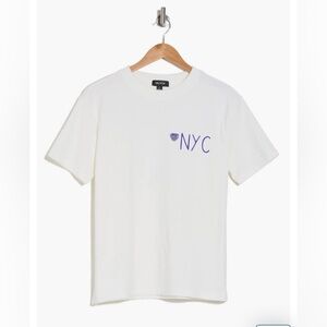Wildfox NYC Ryan Ex-Boyfriend White Sleeve Tee Size M